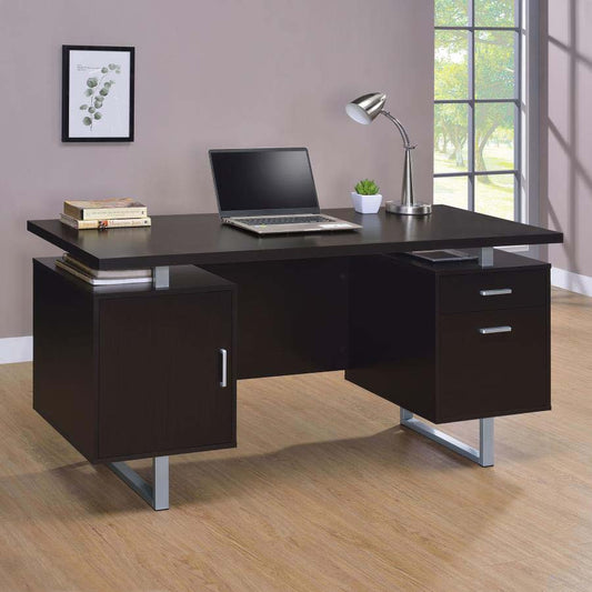 Lawtey Cappuccino Desk by Coaster