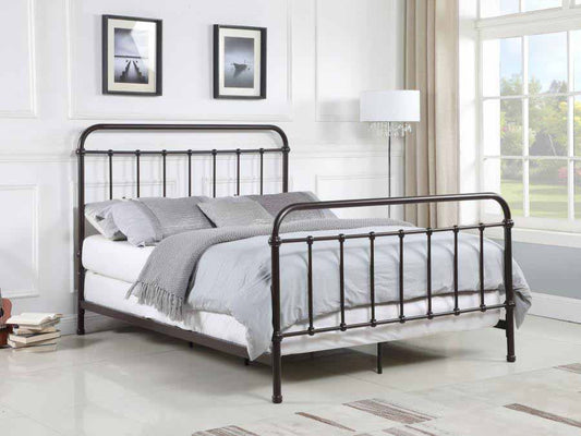 Full Livingston Dark Bronze Bed Frame by Coaster