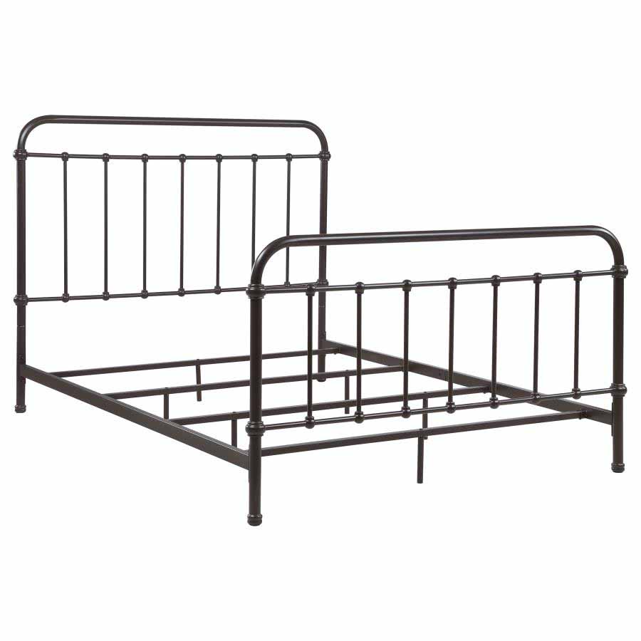 Full Livingston Dark Bronze Bed Frame by Coaster