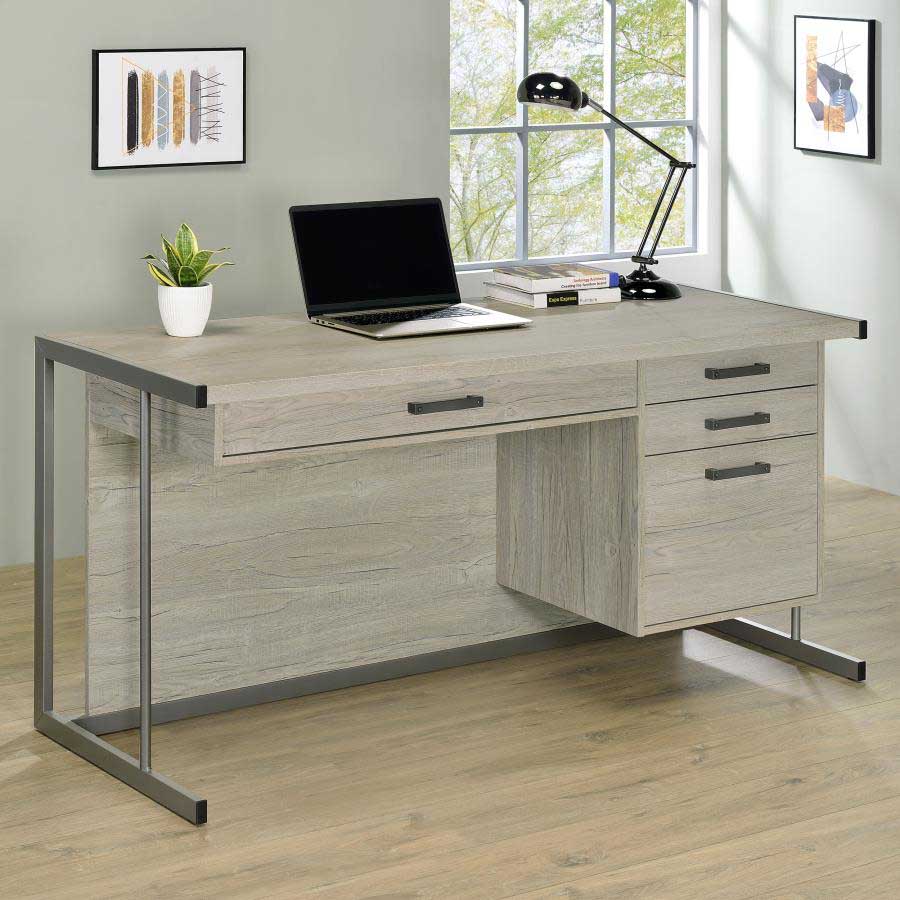 Loomis 4-drawer Rectangular Office Desk by Coaster