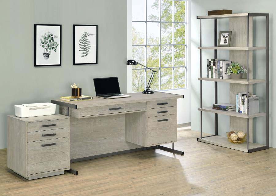 Loomis 4-drawer Rectangular Office Desk by Coaster