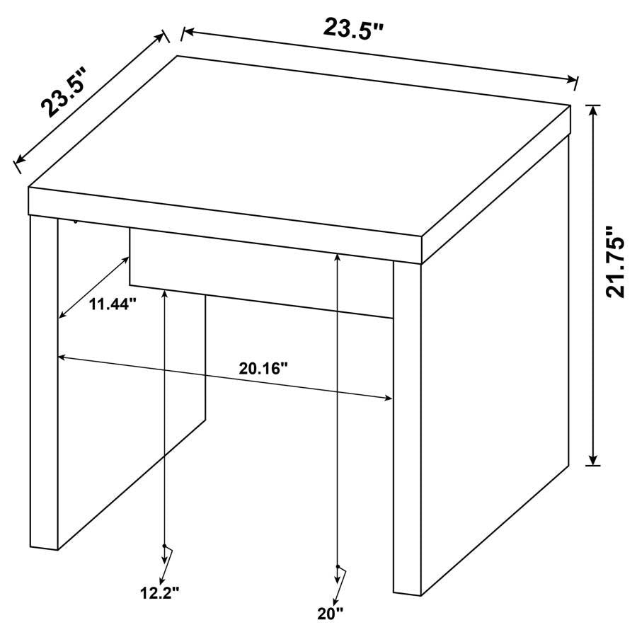 Lynette End Table by Coaster