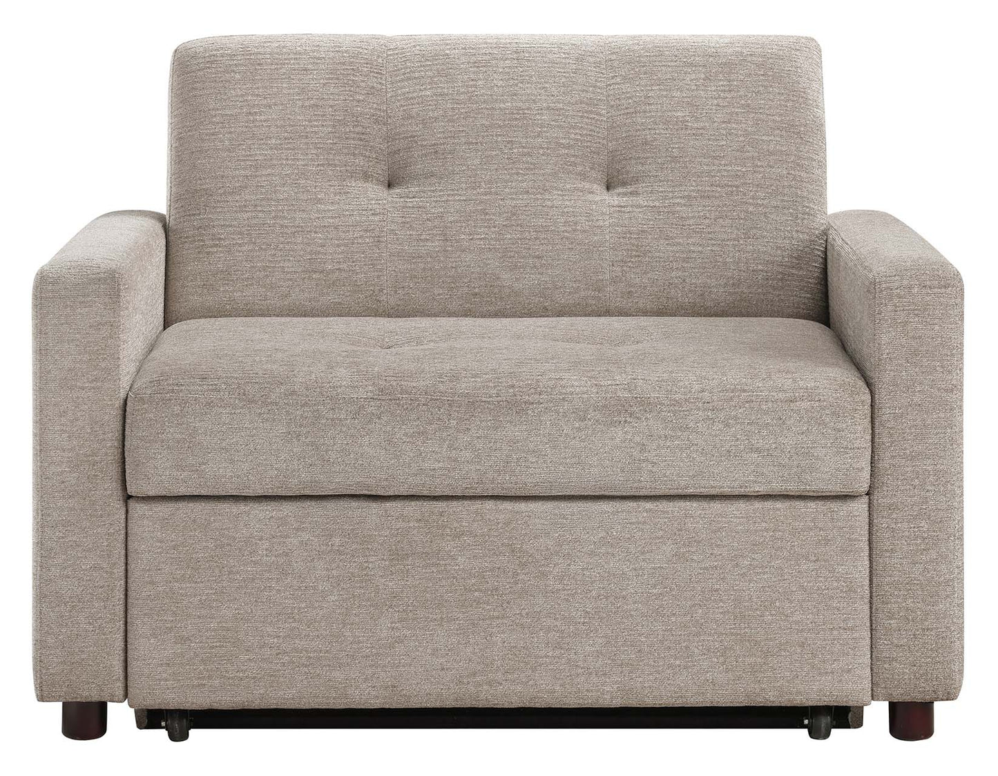 Noah Brown Convertible Sleeper Chair-and-a-Half by Steve Silver