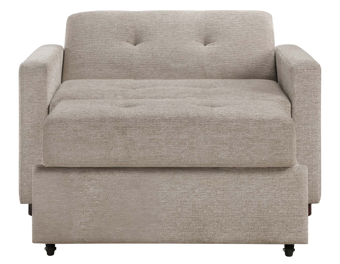 Noah Brown Convertible Sleeper Chair-and-a-Half by Steve Silver