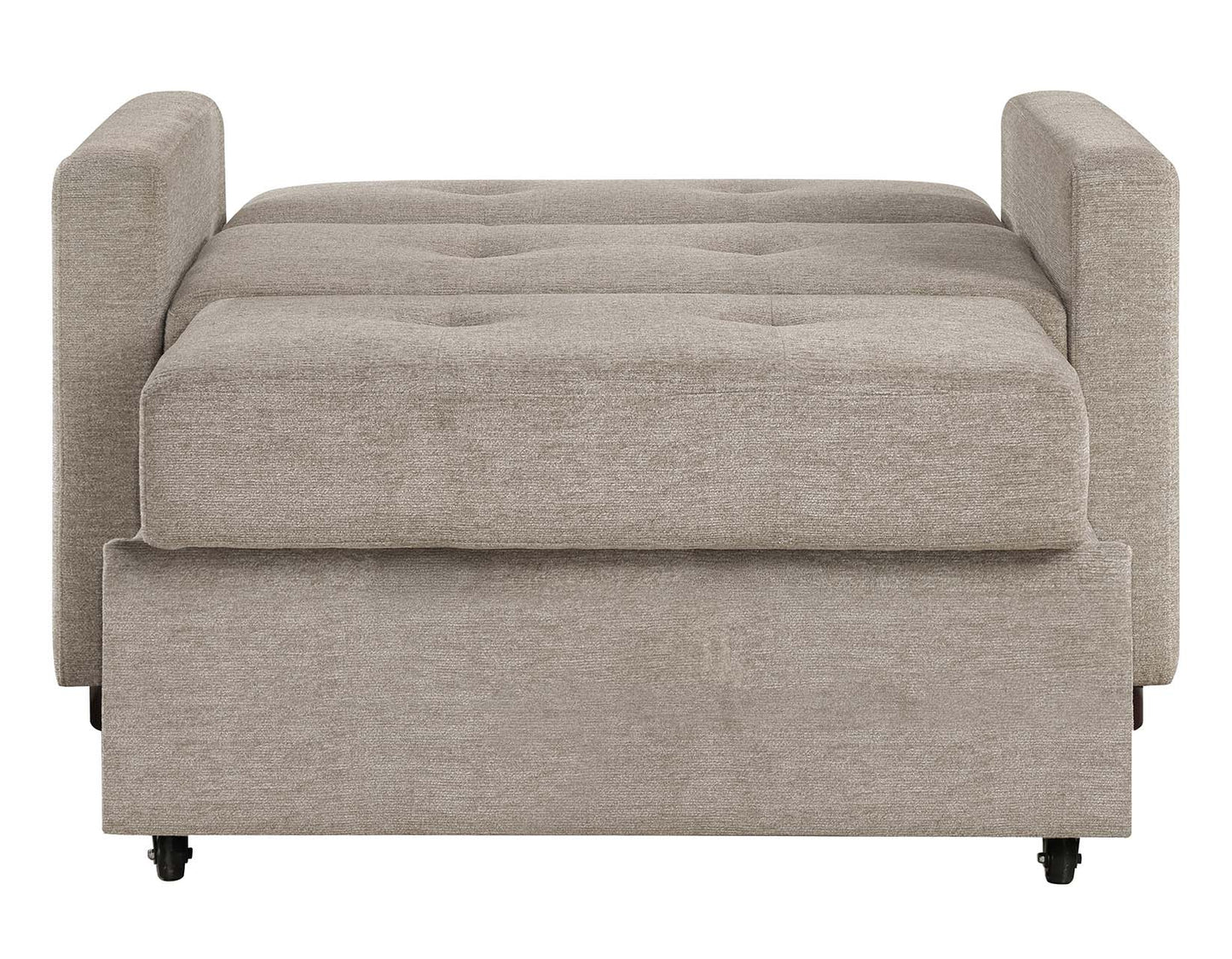 Noah Brown Convertible Sleeper Chair-and-a-Half by Steve Silver