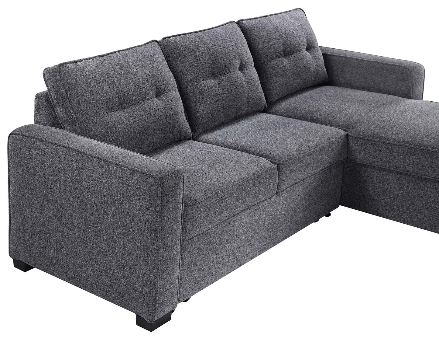 Noah Gray Convertible Storage Sleeper Chofa by Steve Silver