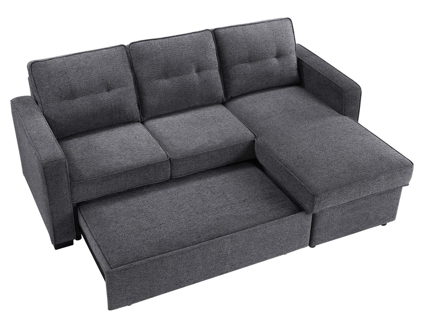 Noah Gray Convertible Storage Sleeper Chofa by Steve Silver