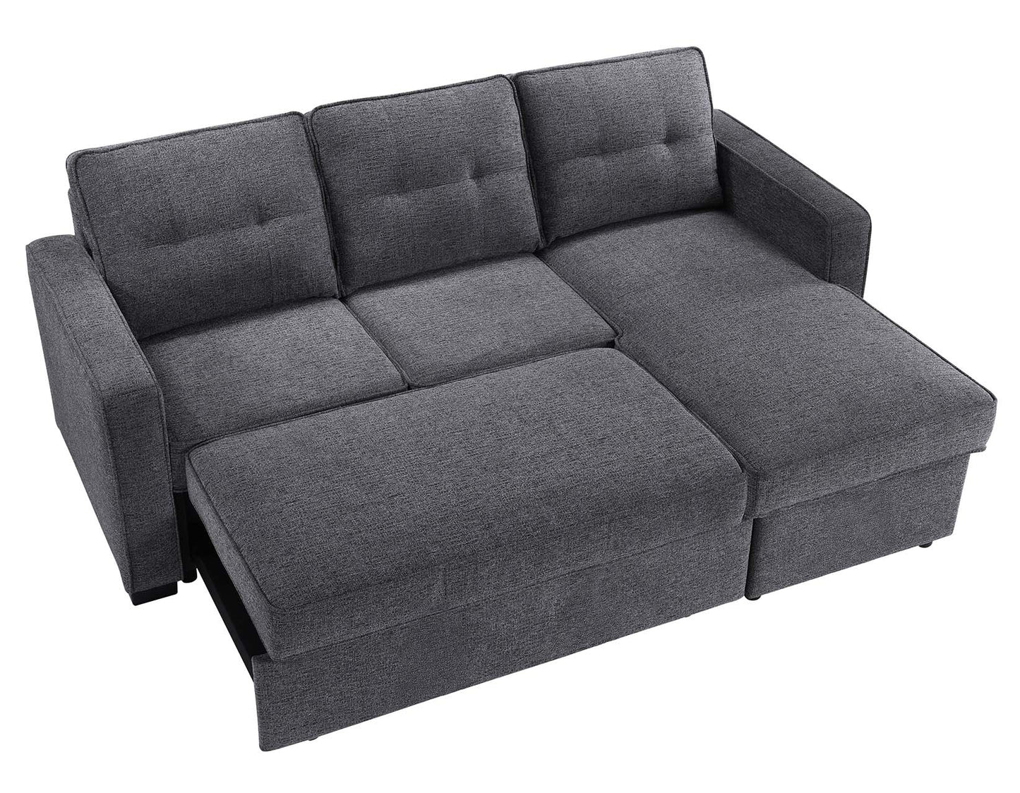 Noah Gray Convertible Storage Sleeper Chofa by Steve Silver