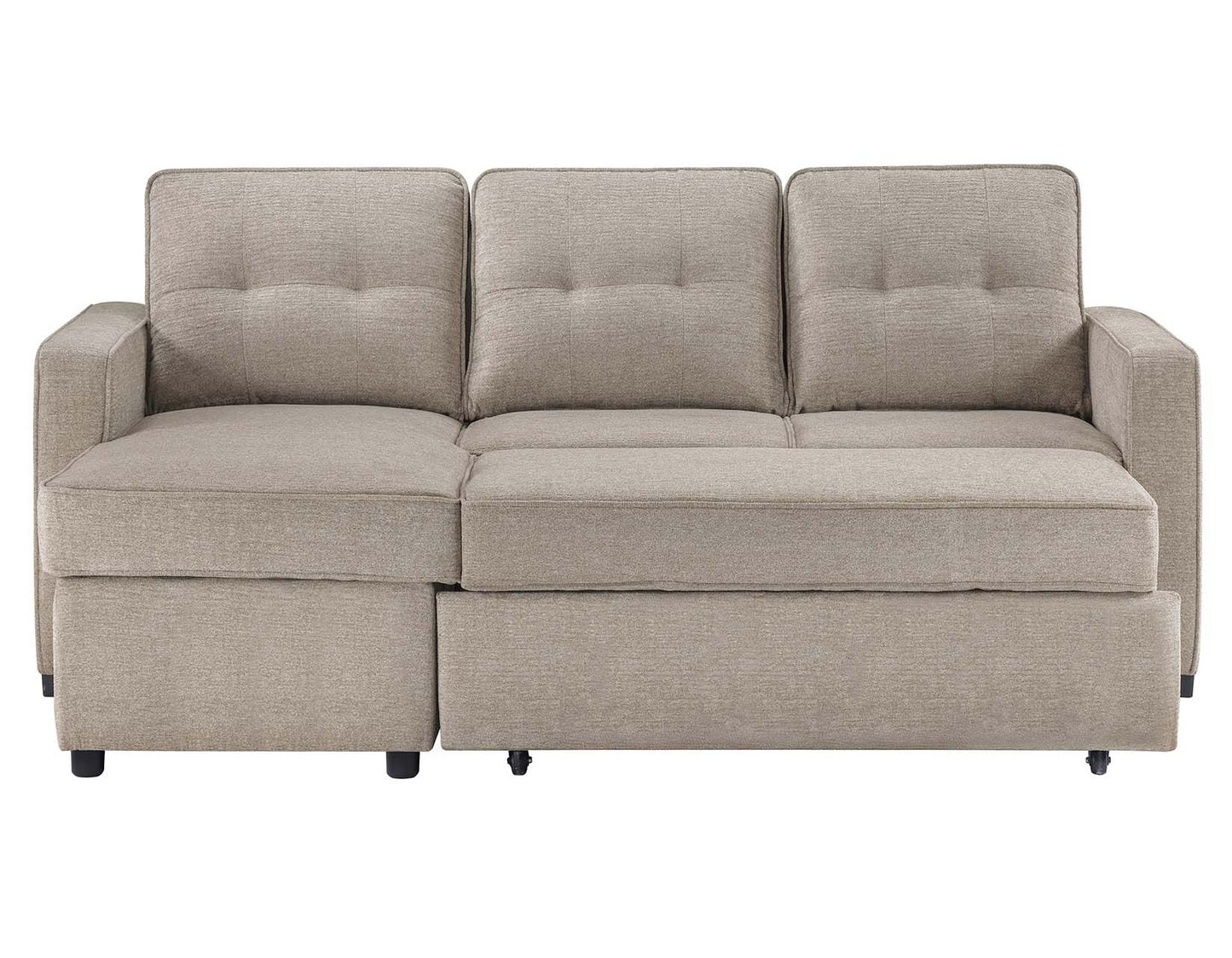 Noah Tan Convertible Storage Sleeper Chofa by Steve Silver