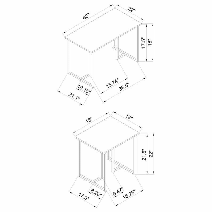 Nyla Table Set by Coaster