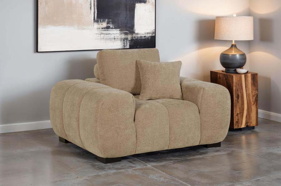 Coaster Octavia Octavia Camel Accent Chair by Coaster – Dallas Furniture Online