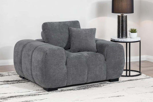 Octavia Charcoal Accent Chair by Coaster
