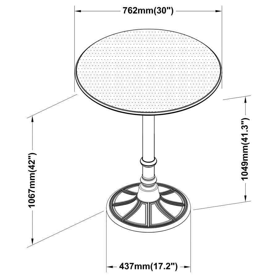 Oswego Bar Table by Coaster