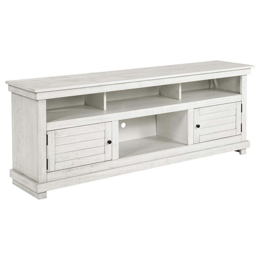 Payne Distressed White 70" TV Stand by Coaster