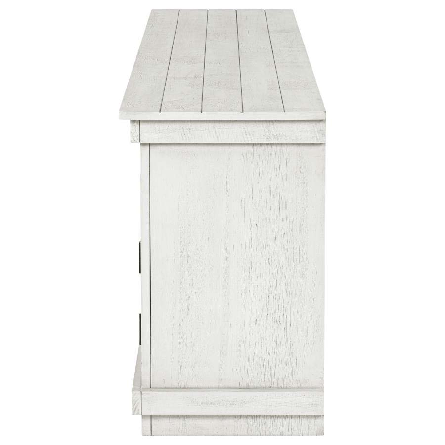 Payne Distressed White 70" TV Stand by Coaster
