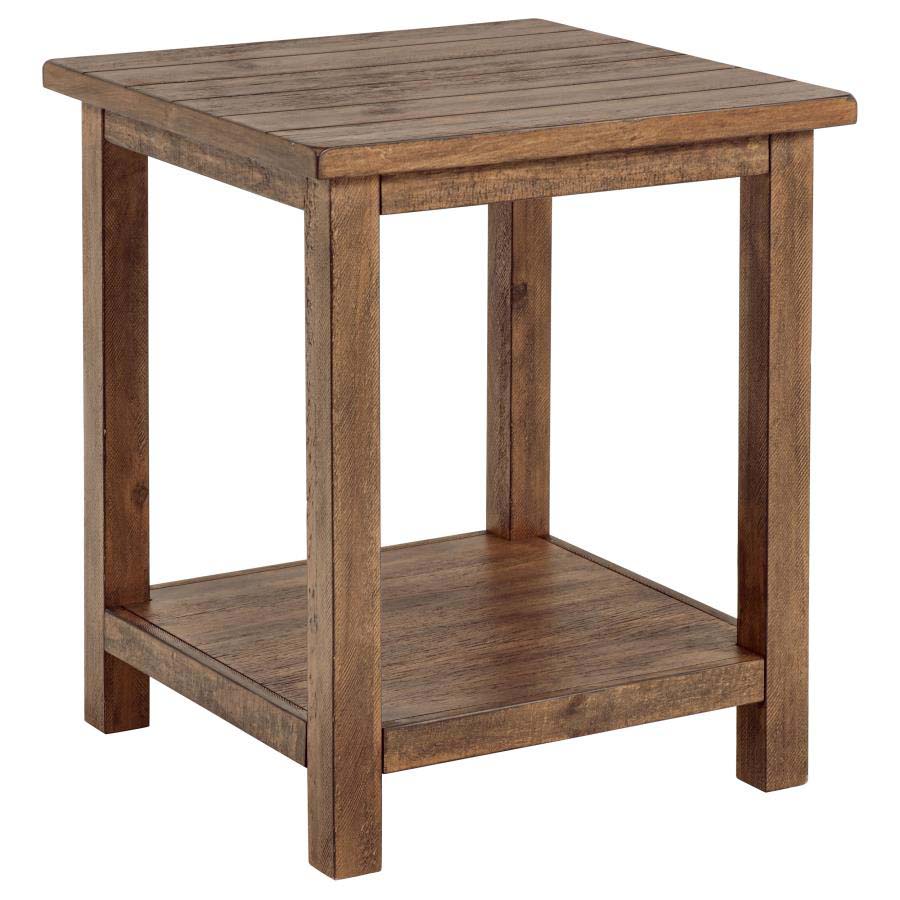 Payne Distressed Brown End Table by Coaster