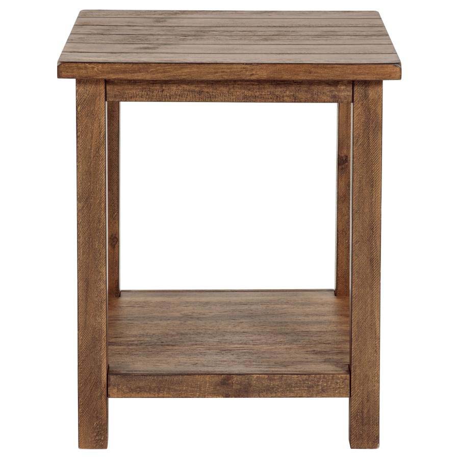 Payne Distressed Brown End Table by Coaster