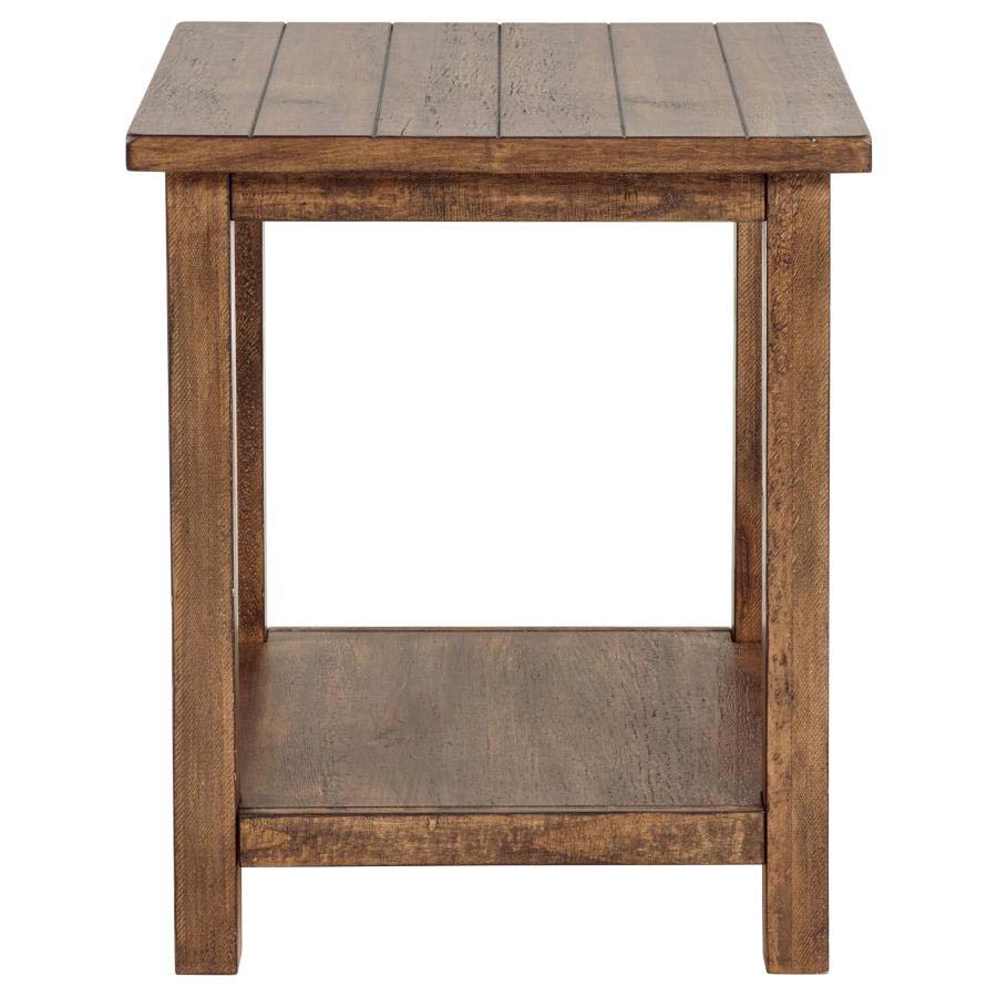 Payne Distressed Brown End Table by Coaster