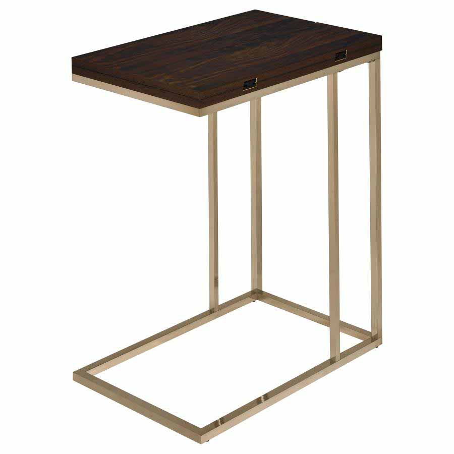 Pedro Chestnut Expandable Side Table by Coaster