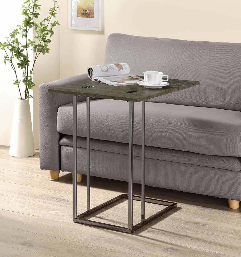 Pedro Chestnut Expandable Side Table by Coaster