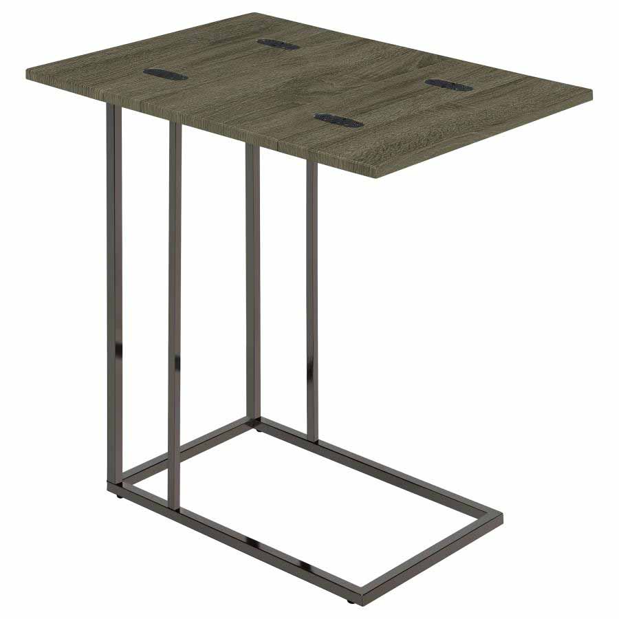 Pedro Weathered Grey Expandable Side Table by Coaster