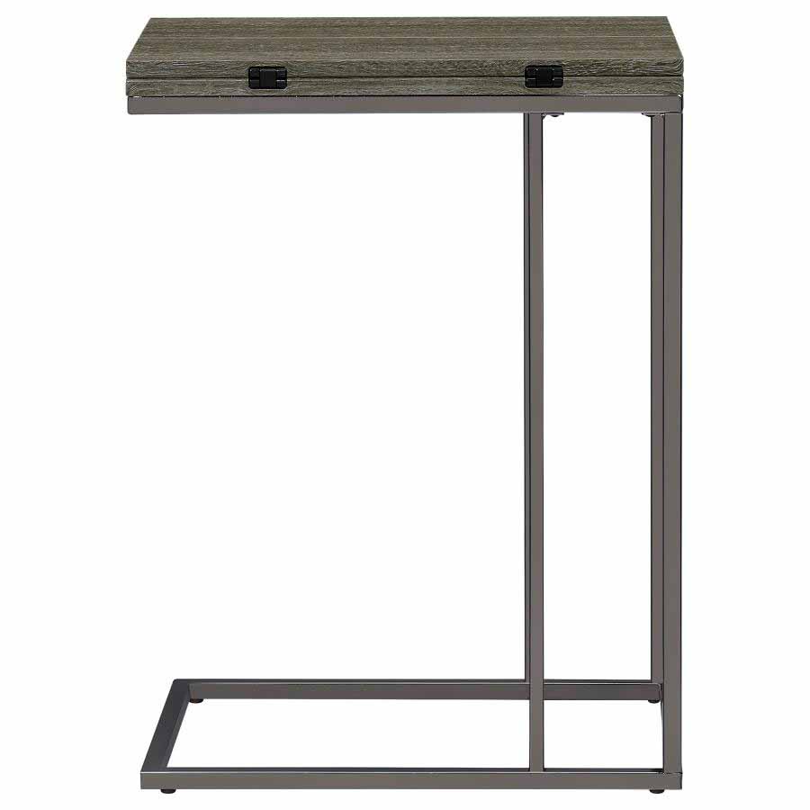 Pedro Weathered Grey Expandable Side Table by Coaster