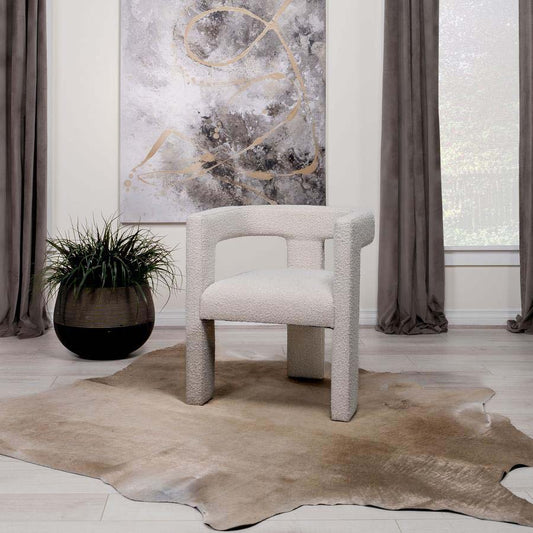 Petra White Accent Chair by Coaster