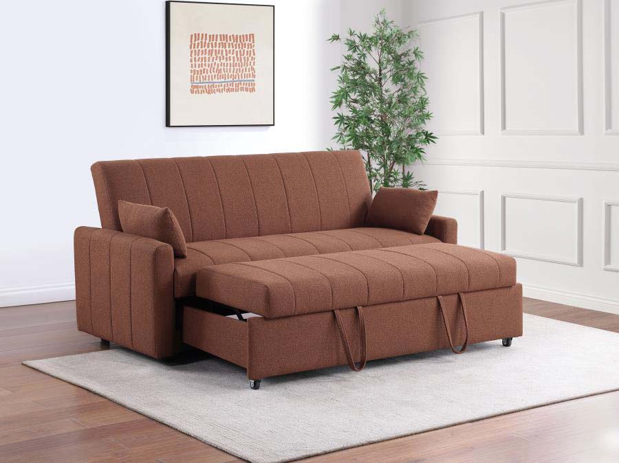 Portland Copper Sleeper Sofa by Coaster