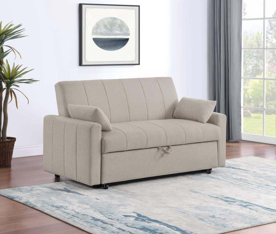 Portland Latte Sleeper Sofa by Coaster