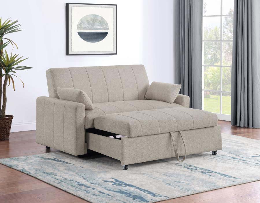 Portland Latte Sleeper Sofa by Coaster