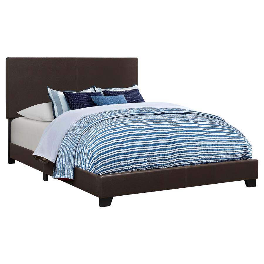 Queen Dorian Brown Bed Frame by Coaster