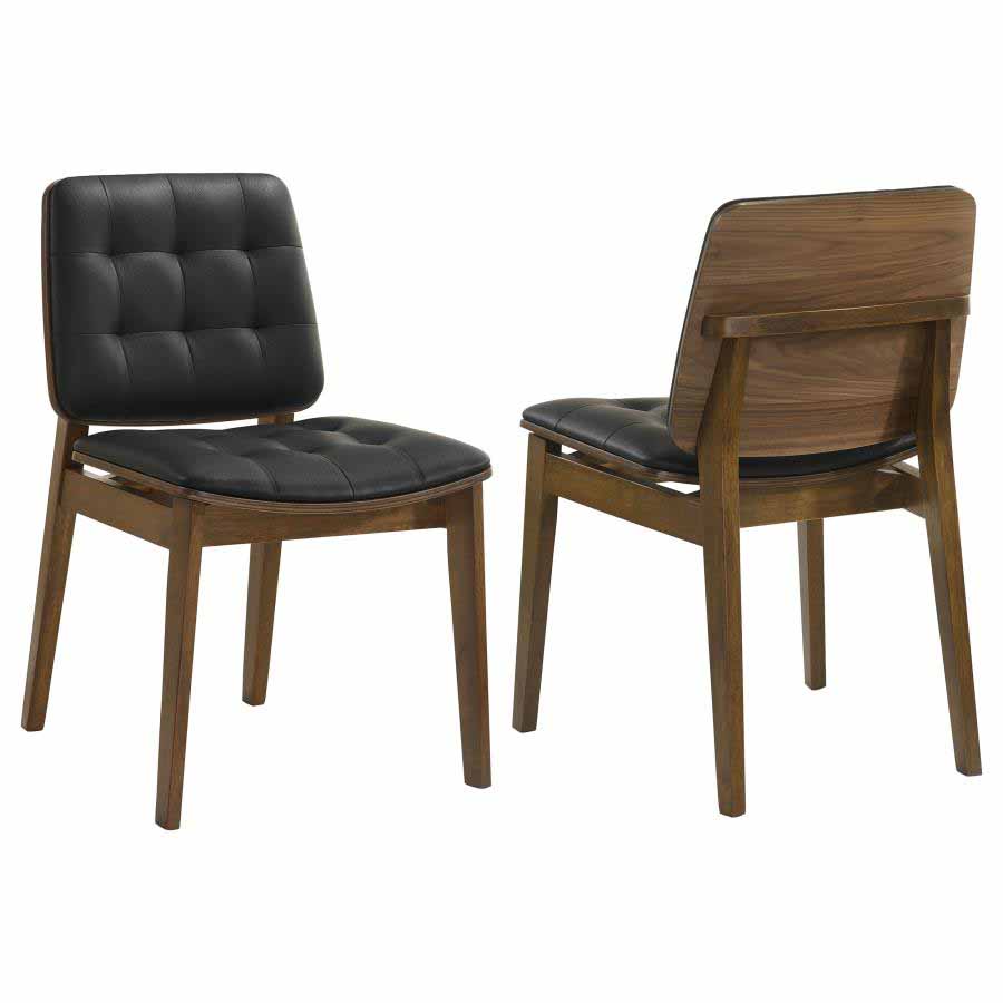Redbridge Black Dining Chairs (includes 2 chairs) by Coaster