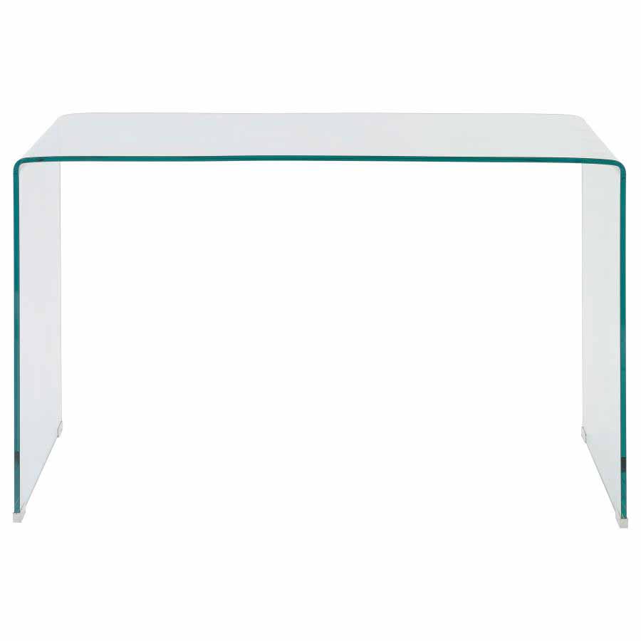 Ripley Tempered Glass Writing Desk by Coaster