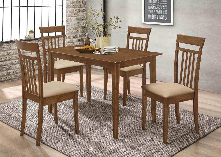 Robles Dining Set (table and 4 chairs) by Coaster