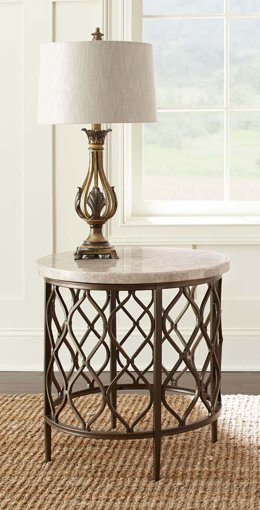Roland End Table by Steve Silver