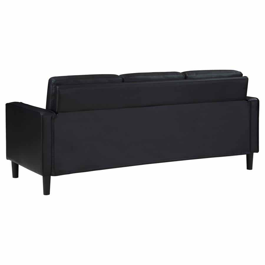 Ruth Black Sofa, Love Seat, and Chair by Coaster