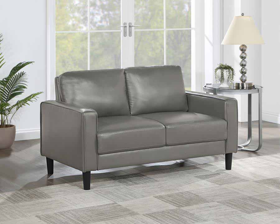 Ruth Grey Love Seat by Coaster