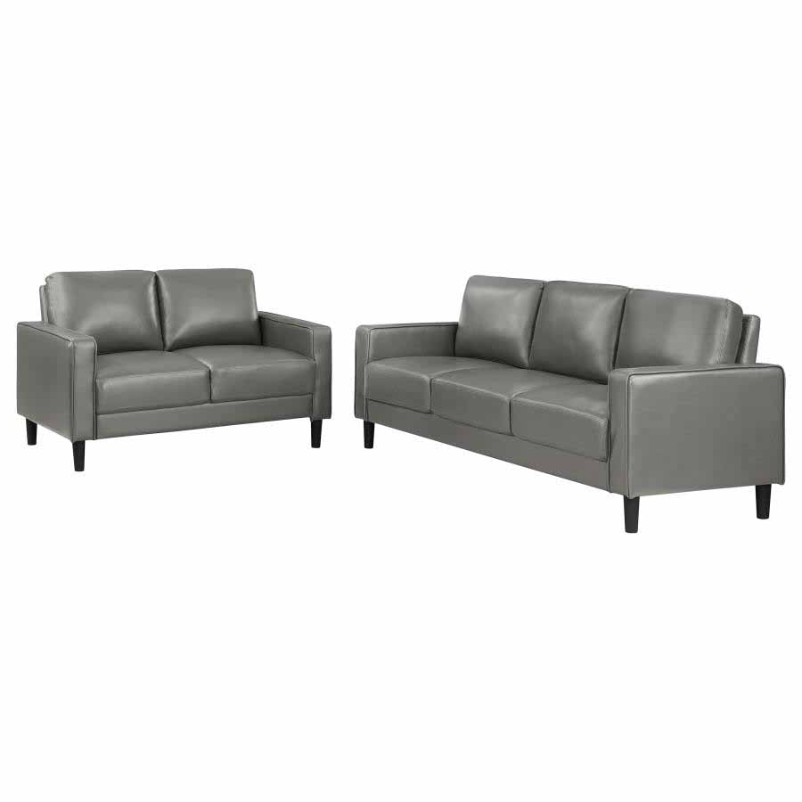 Ruth Grey Sofa and Love Seat by Coaster