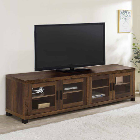 Sachin Dark Pine TV Stand by Coaster