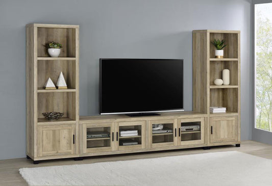 Sachin Distressed Pine Entertainment Center by Coaster