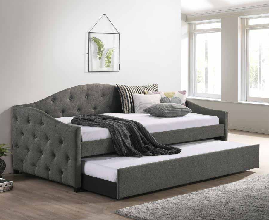 Sadie Grey Daybed with Trundle by Coaster