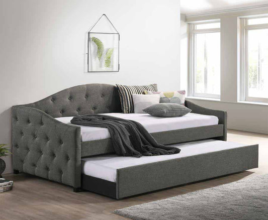 Sadie Grey Daybed with Trundle by Coaster