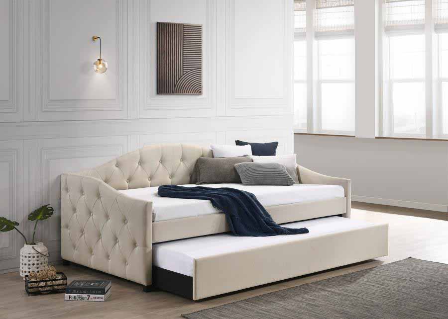 Sadie Grey Daybed with Trundle by Coaster