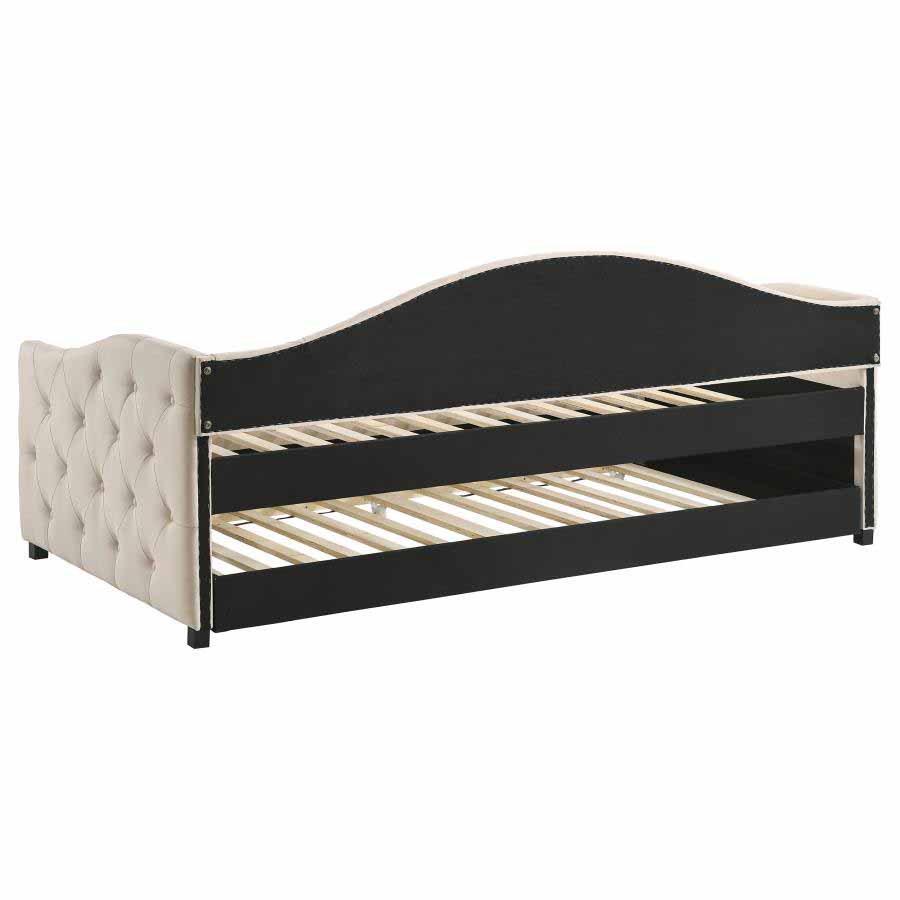 Sadie Taupe Daybed with Trundle by Coaster