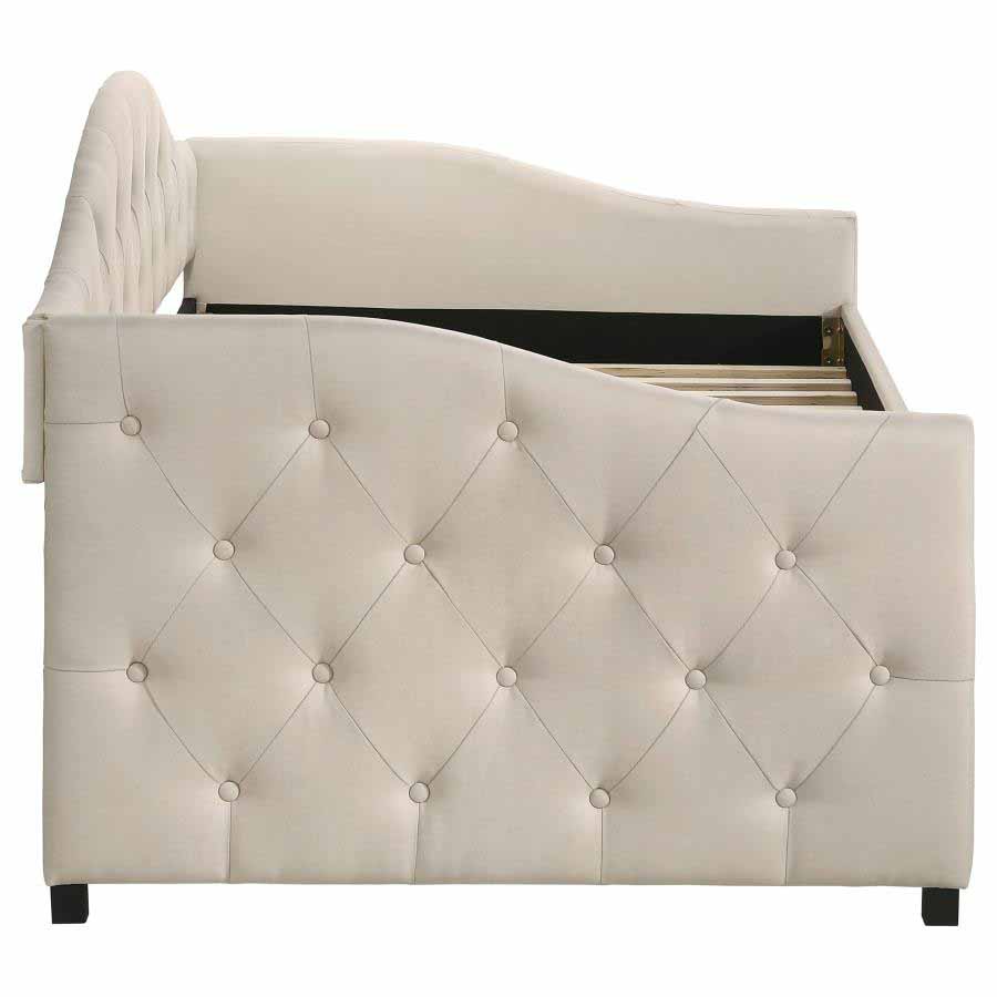 Sadie Taupe Daybed with Trundle by Coaster