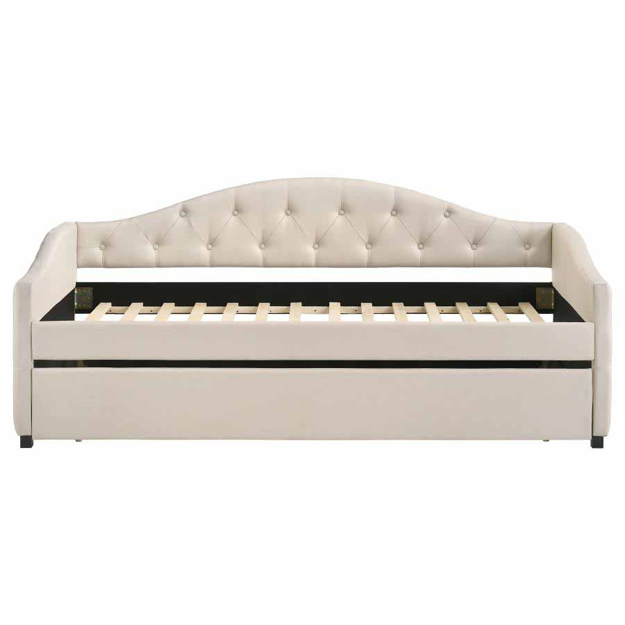 Sadie Taupe Daybed with Trundle by Coaster