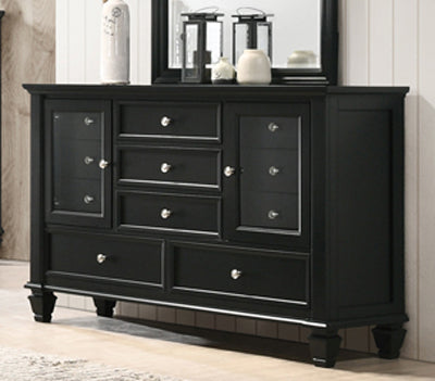 Sandy Beach Black Dresser by Coaster