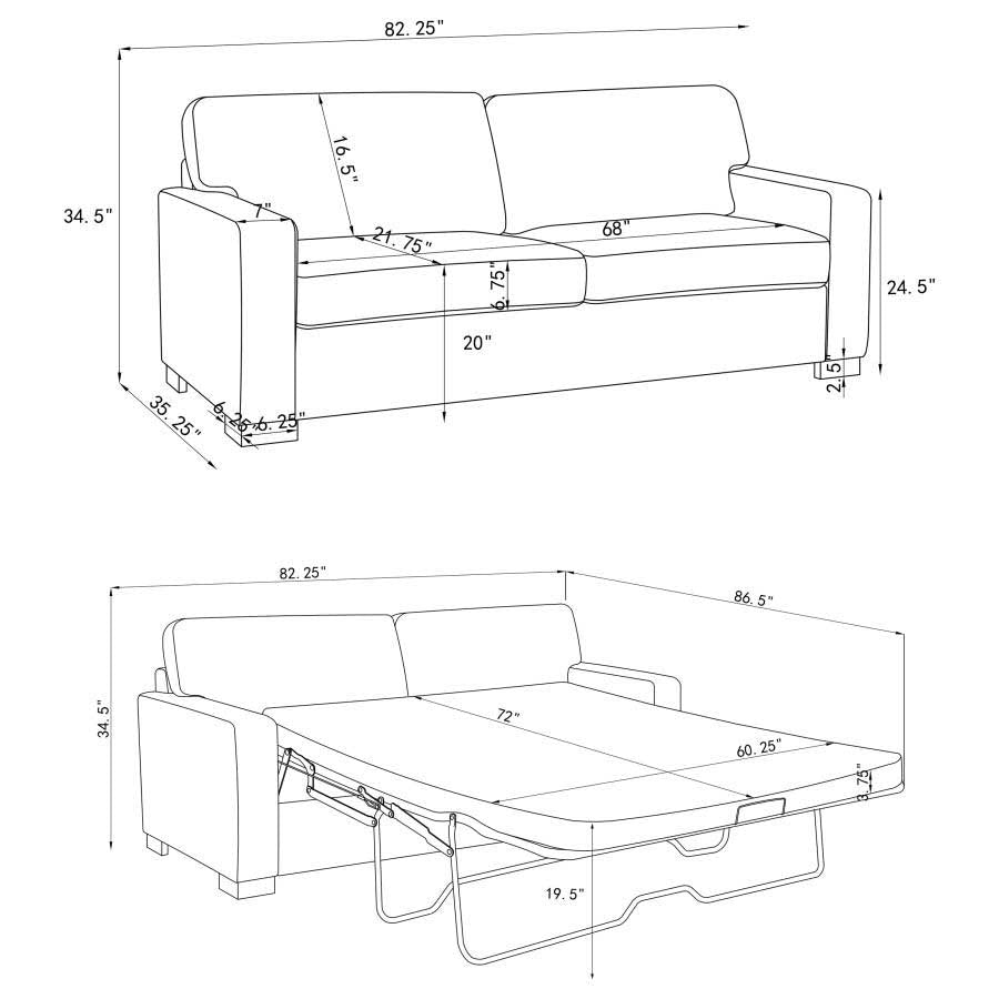 Simpson Sleeper Sofa by Coaster