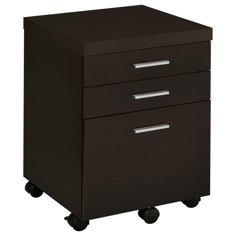 Skylar 2-piece Desk Set with File Cabinet by Coaster