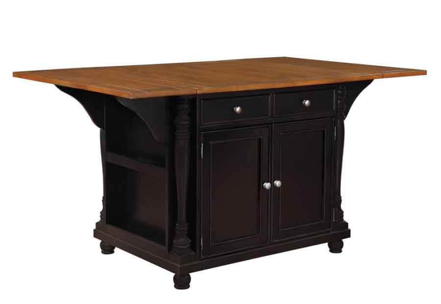 Slater Black Kitchen Island by Coaster